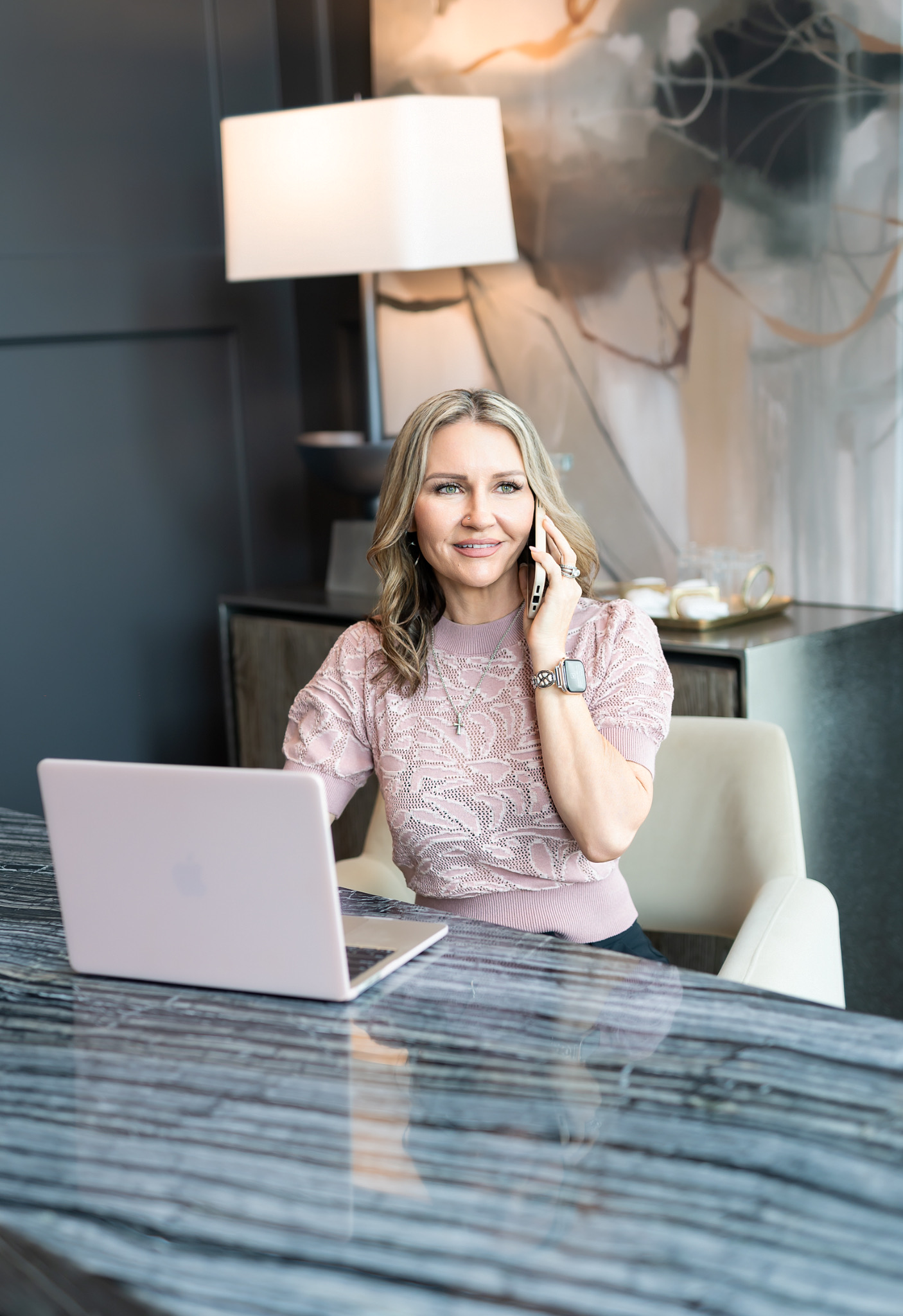 Brandi working with real estate clients